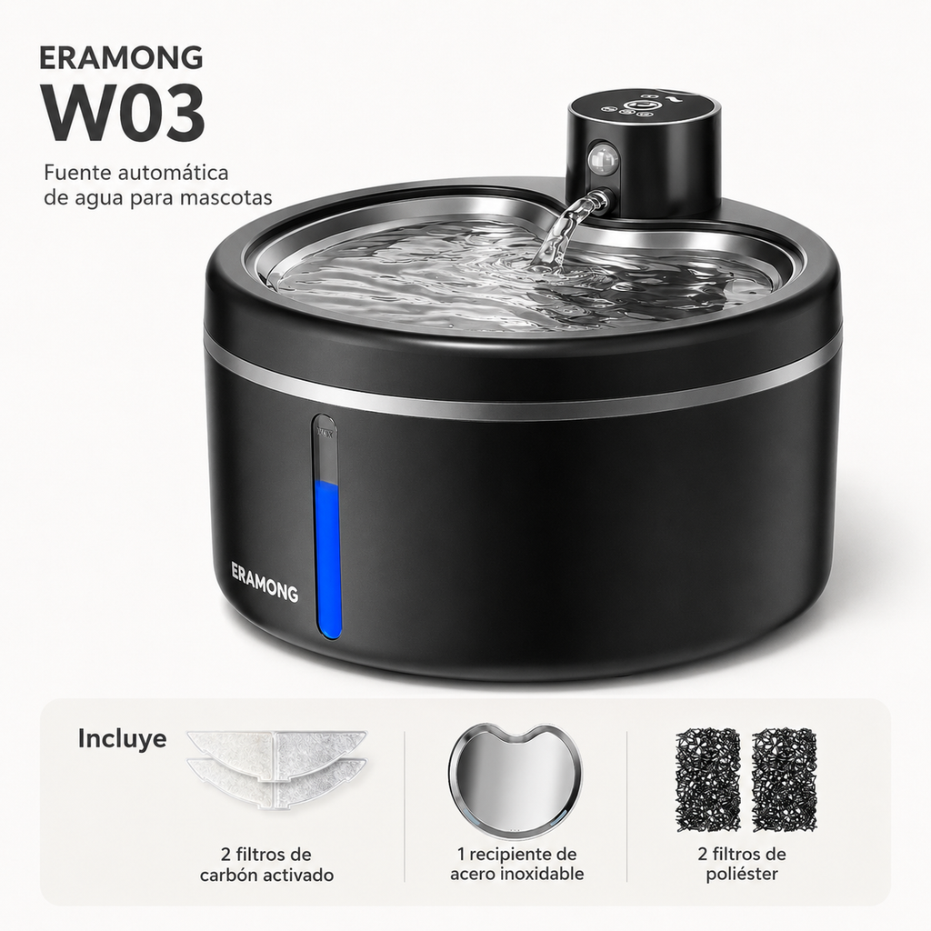 Fuente de agua automática para mascotas