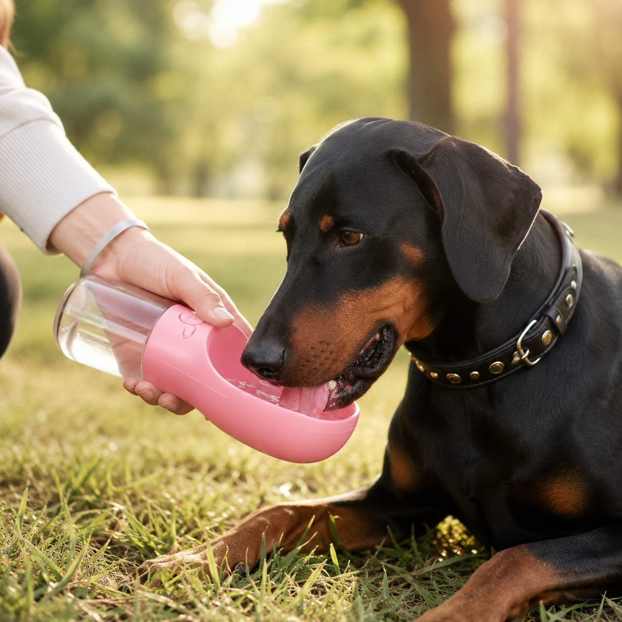 Botella de agua portátil para mascotas