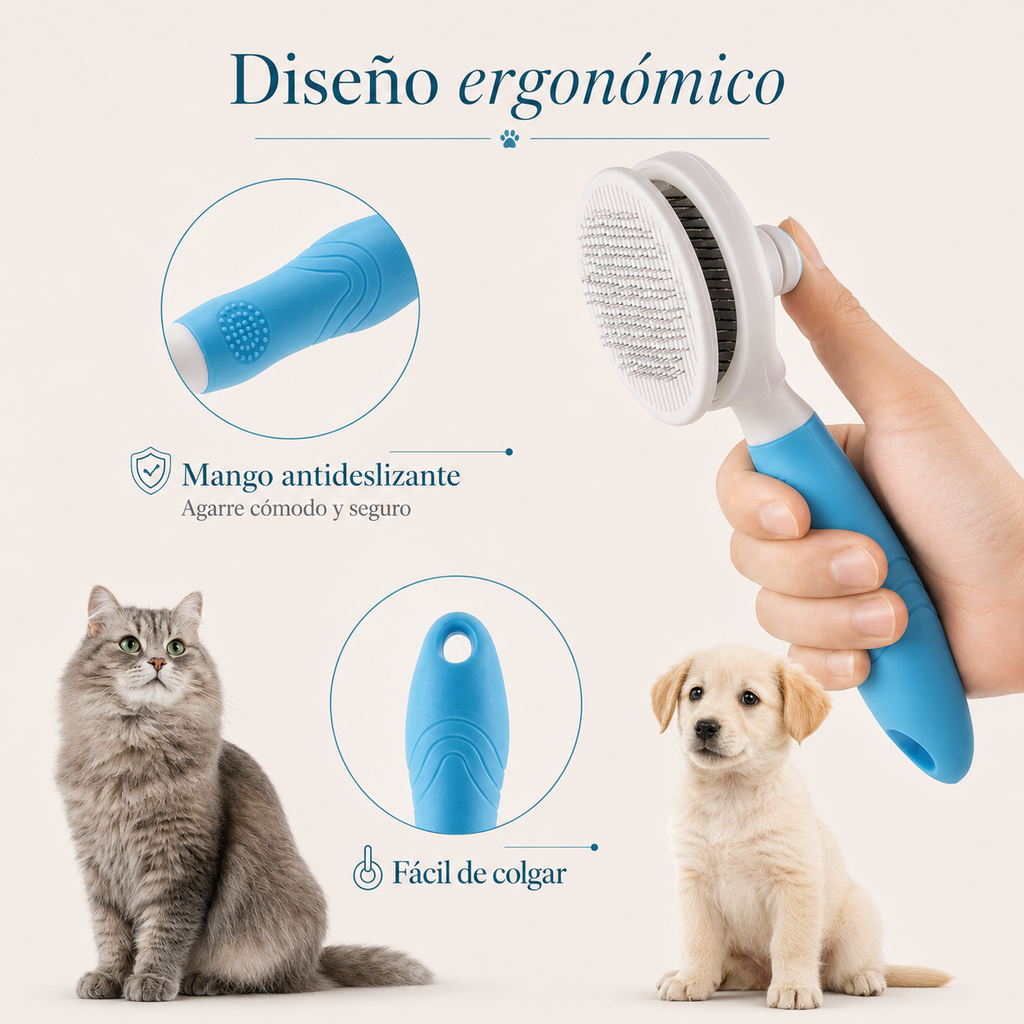 Cepillo para gatos y perros