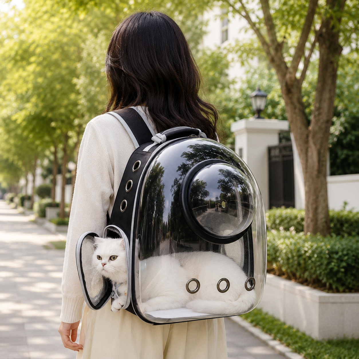 Mochila transportin para gatos